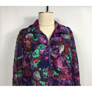 Ruby Rd Favorites Blouse Womens Size‎ 18 shear cover Multi Color Floral Print